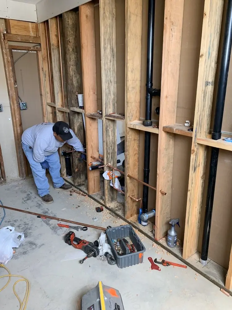 Commercial rough-in plumbing for Water Heater Replacement in Hoosicks Mill